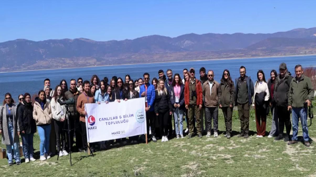 MAKÜ Öğrencileri Burdur Gölü’nde Limnoloji Dersi Uyguladı