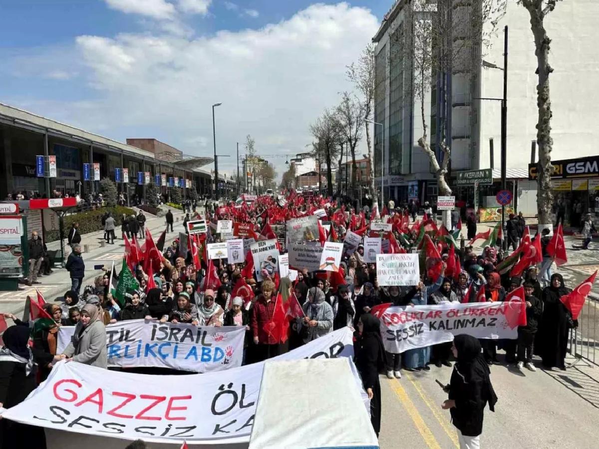 Malatya’da Gazze İçin Yürüyüş Yapıldı