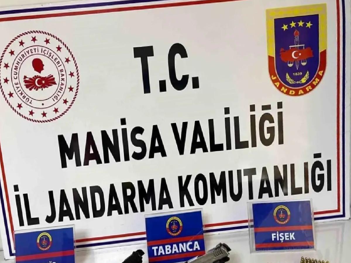 Manisa’da Ruhsatsız Silah Operasyonu