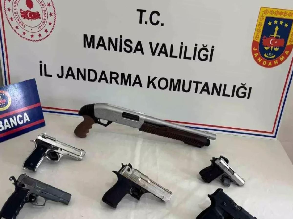 Manisa’da Ruhsatsız Silah Operasyonu