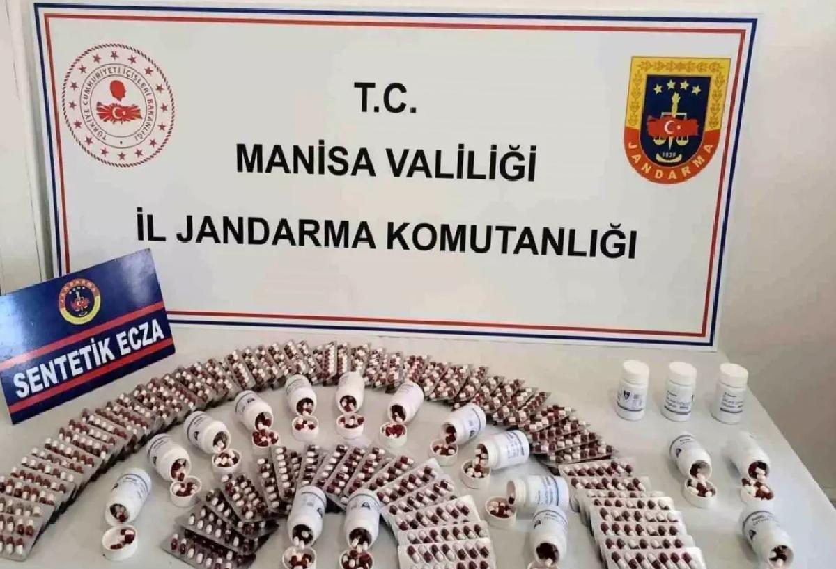 Manisa’da Sentetik Ecza Operasyonu