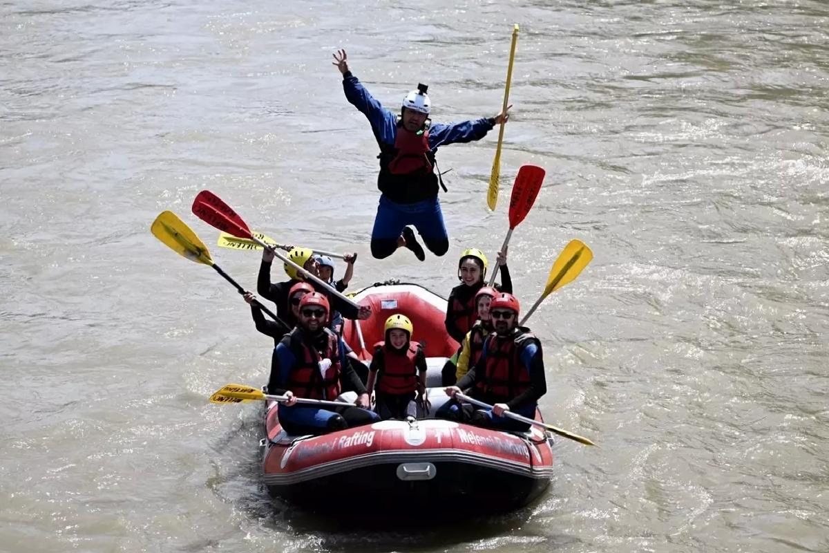 Melen Çayı’nda Rafting Yoğunluğu