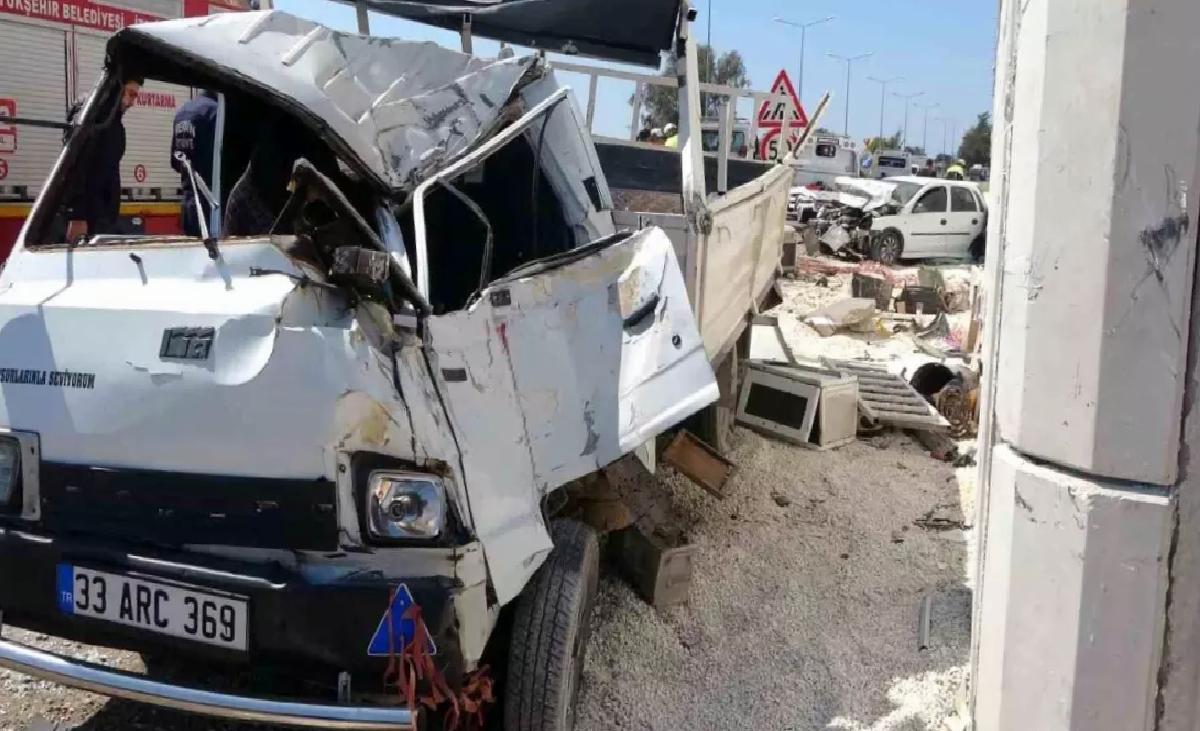 Mersin’de Feci Kaza: 1 Ölü, 3 Yaralı