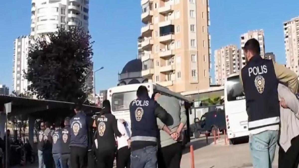 Mersin’de özel harekat ve ‘drone’ destekli siber operasyonda 128 tutuklama