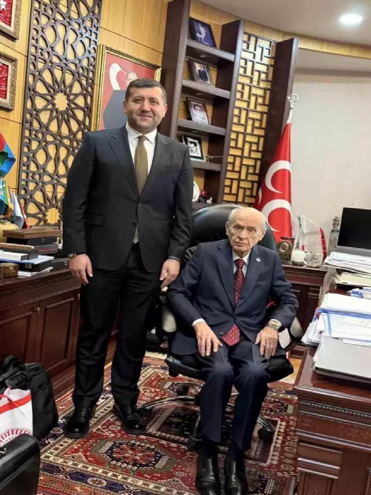 MHP’li Baki Ersoy’dan Bahçeli’ye Ziyaret