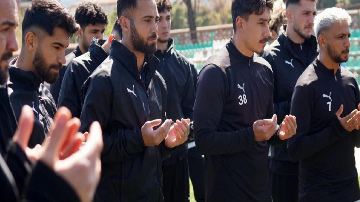 Muğlaspor, dua eşliğinde idmana çıktı