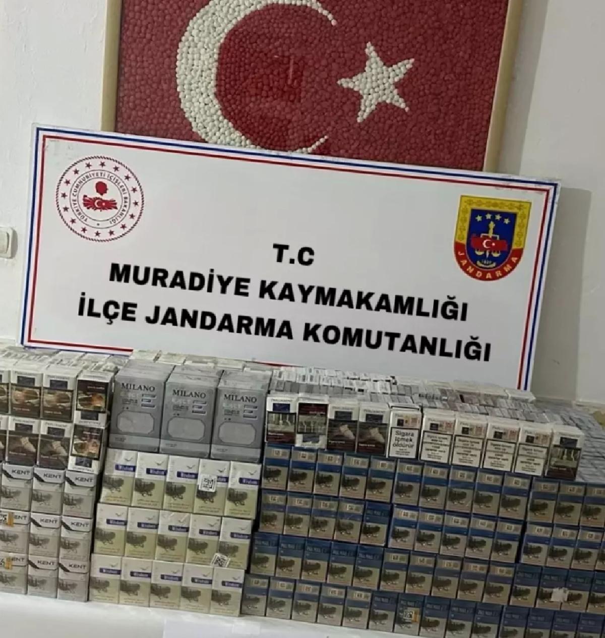 Muradiye’de Kaçak Sigara Operasyonu