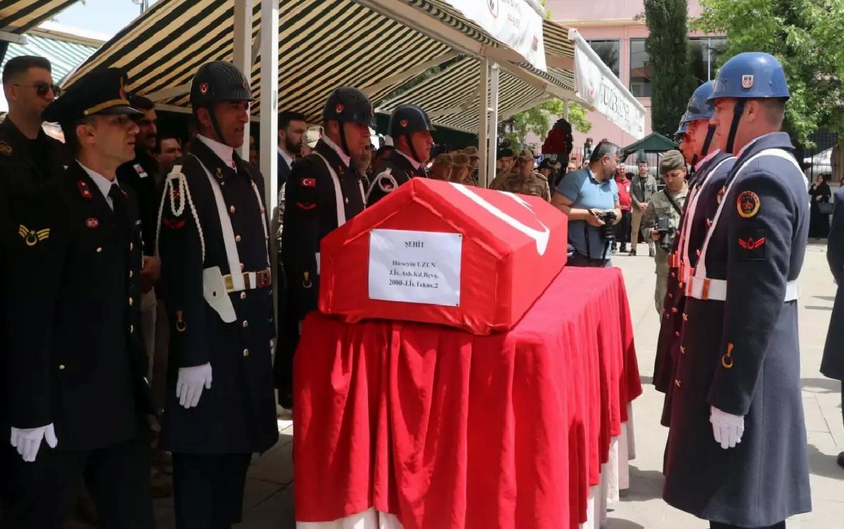 Nevşehir’de şehit olan Jandarma Astsubay Gaziantep’te toprağa verildi