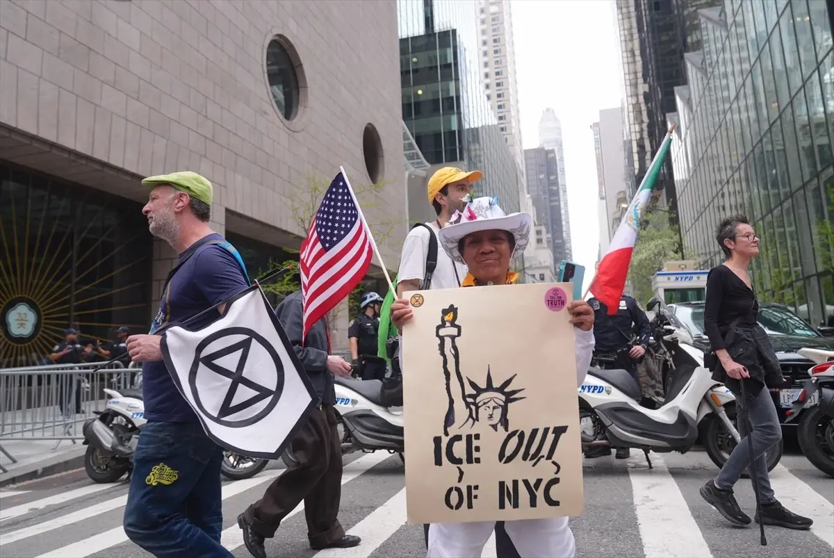 New York’ta Trump’a Protesto
