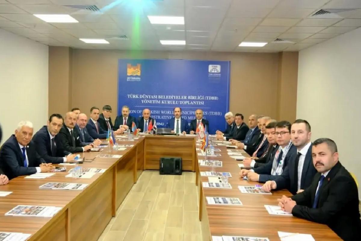 Nezih Yalçın, Türk Dünyası Belediyeler Birliği Yönetim Kurulu’na Seçildi