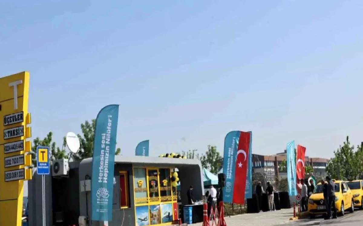 Nilüfer’de Modern Taksi Durağı Hizmete Açıldı