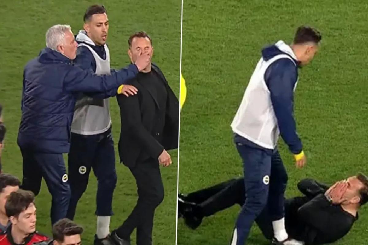 Okan Buruk’un burnunu sıkan Jose Mourinho yıllar önce de benzer bir hareket yapmış