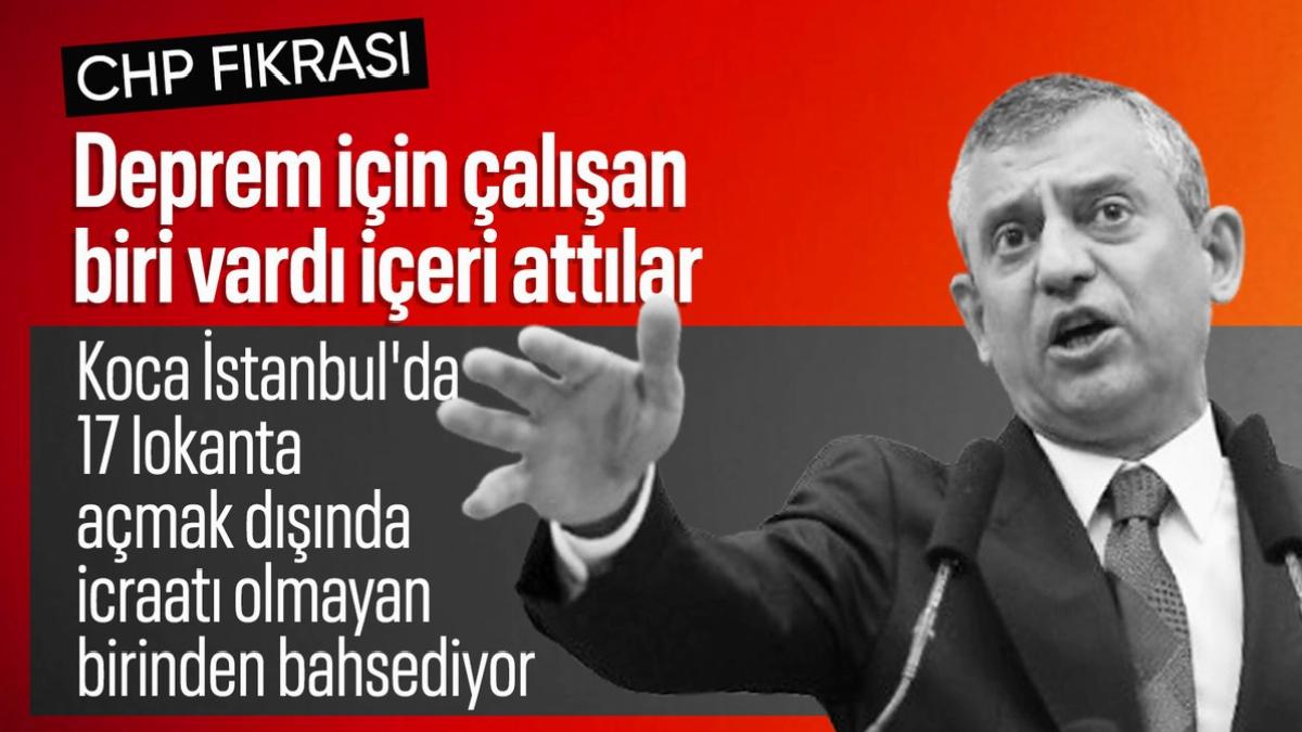 Özgür Özel’den ‘deprem’ yorumu