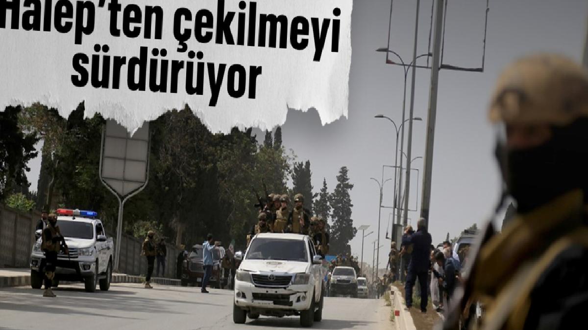 PKK/YPG’li teröristler Halep’ten çekiliyor
