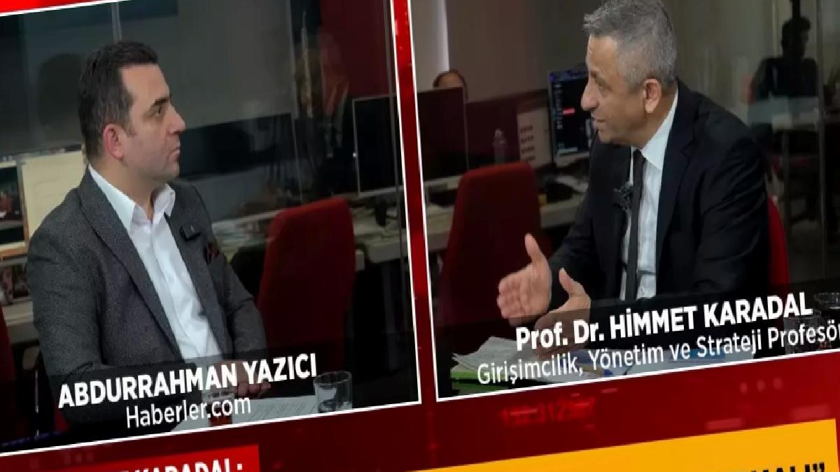 Prof. Dr. Himmet Karadal: Türk insanı girişimcilikte dünya birincisi