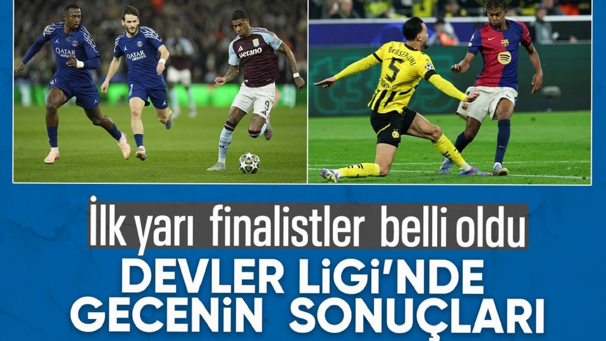 PSG ve Barcelona, Şampiyonlar Ligi’nde yarı finale yükseldi