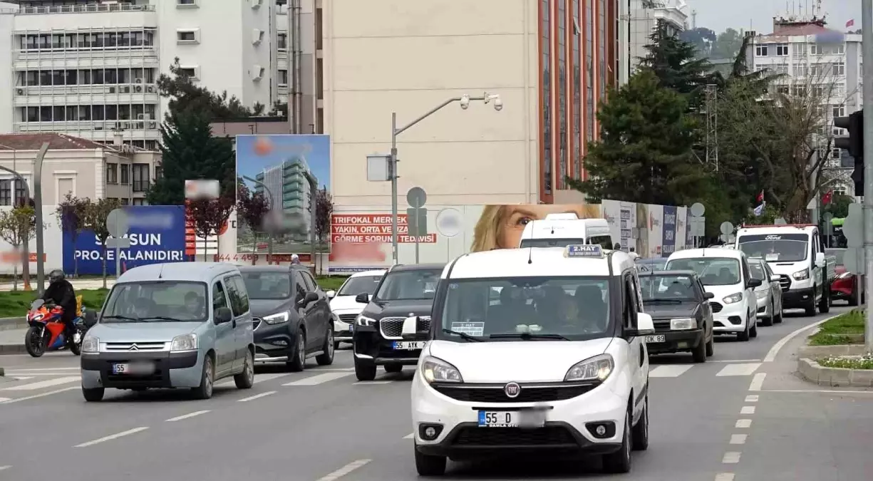 Samsun’da 505 Bin Motorlu Taşıt Kaydı
