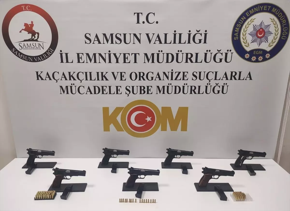 Samsun’da Kaçak Silah Operasyonu