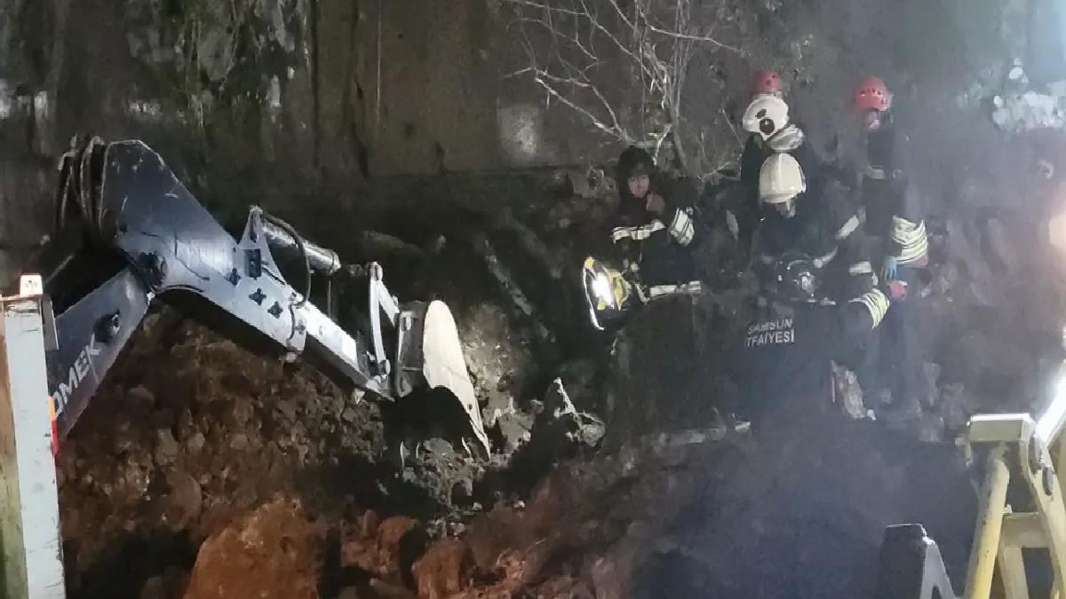 Samsun’da Toprak Kayması: Kurtarma Çalışmaları Sürüyor
