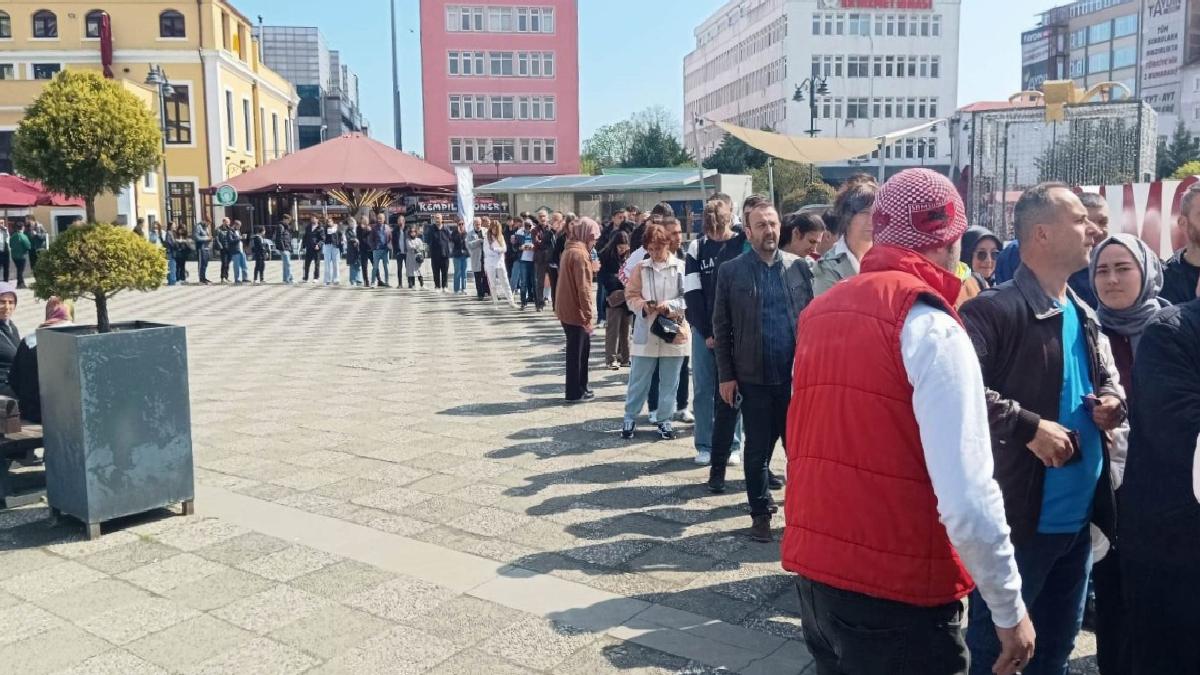 Samsunspor taraftarından Galatasaray maçına yoğun ilgi!