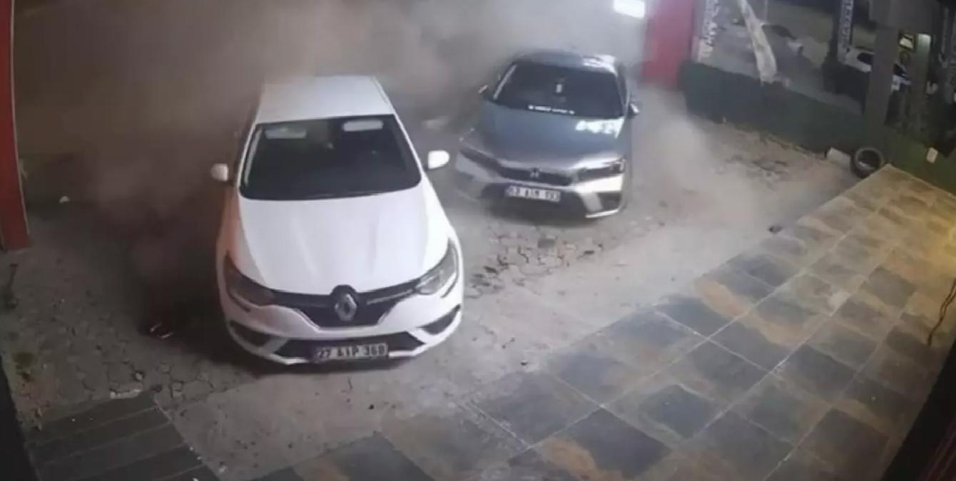 Şanlıurfa’da Kaza Güvenlik Kamerasında