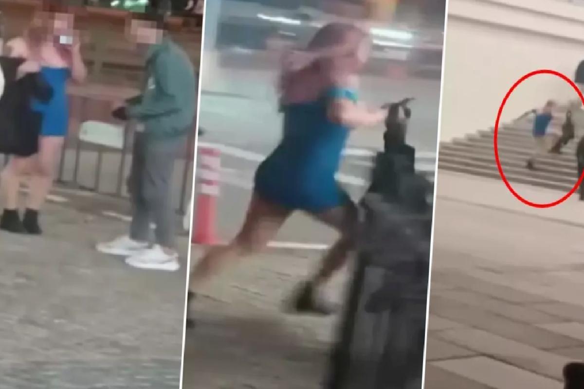 Sigara isteğine olumsuz yanıt verince saldırıya uğradı; o anlar kamerada