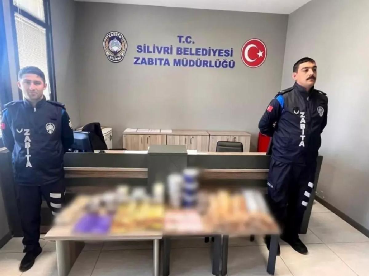 Silivri’de Zabıta Ekiplerinden Zincir Market Denetimi