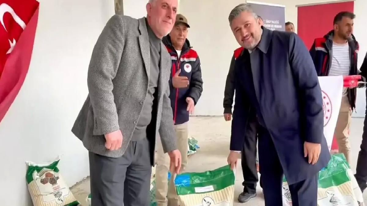 Sinop’ta Kuru Fasulye Tohumu Dağıtımı