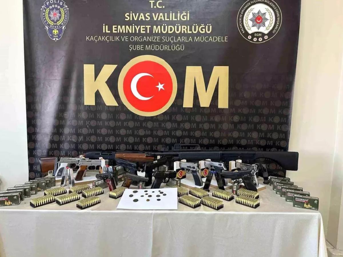 Sivas’ta Silah Kaçakçılığı Operasyonu