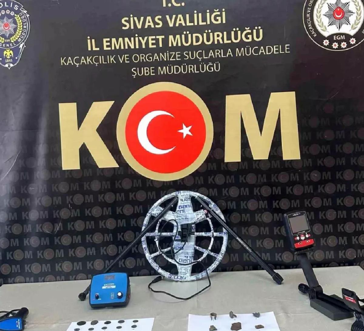 Sivas’ta Tarihi Eser Kaçakçılığı Operasyonu