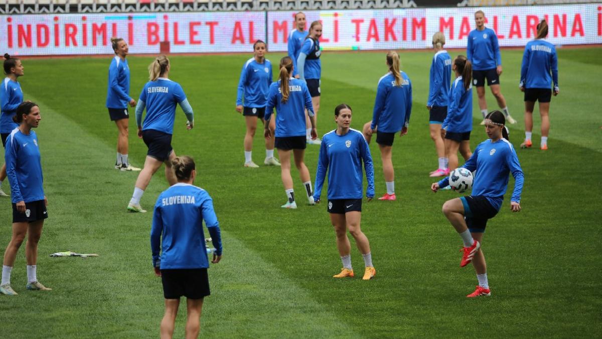 Slovenya Kadın Milli Takımı, Türkiye maçına hazır