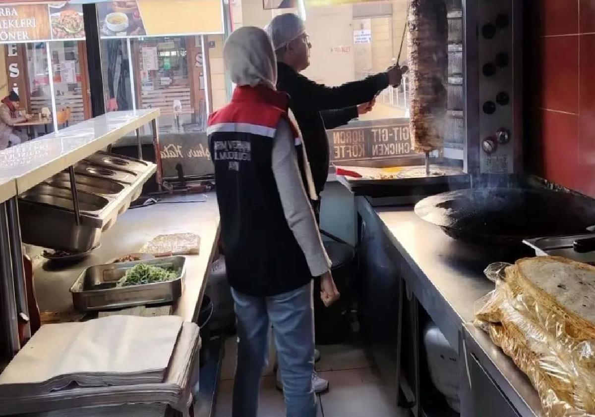 Söke’de Tavuk Döner Denetimi
