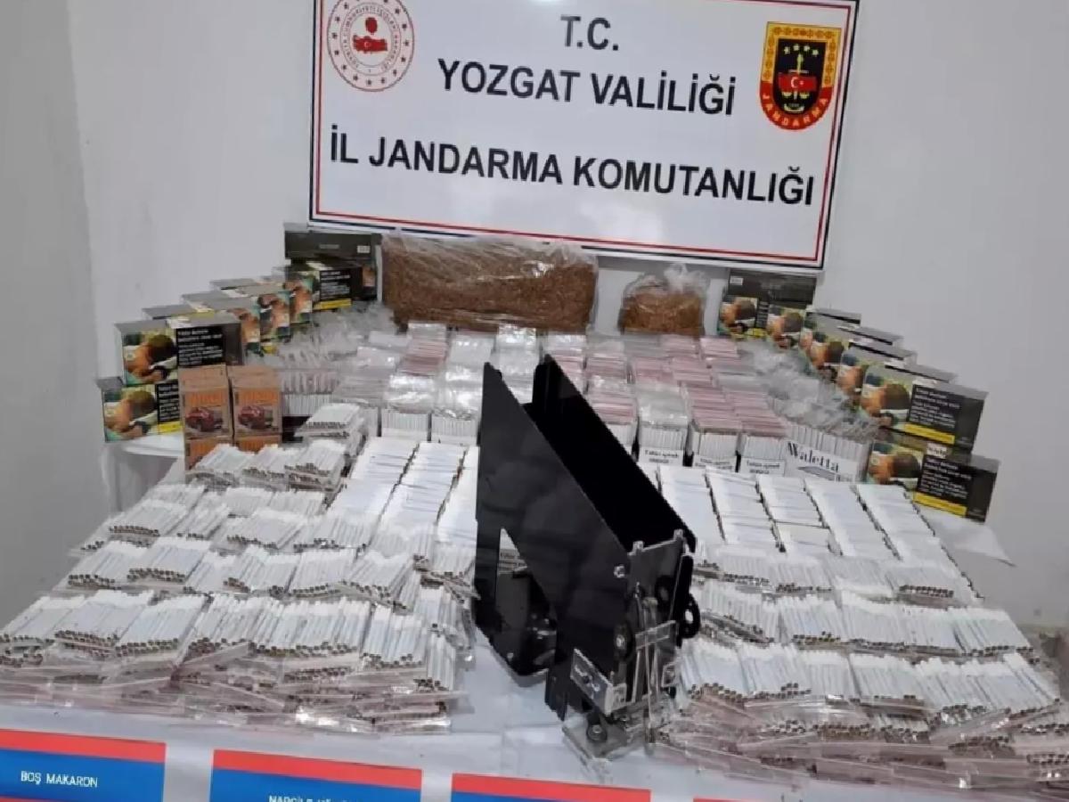 Sorgun’da Kaçak Tütün Operasyonu