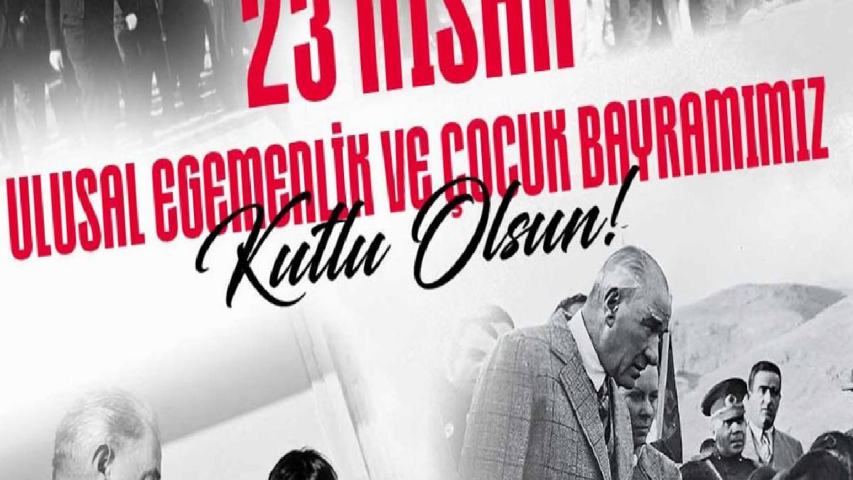 Spor camiasından 23 Nisan mesajları