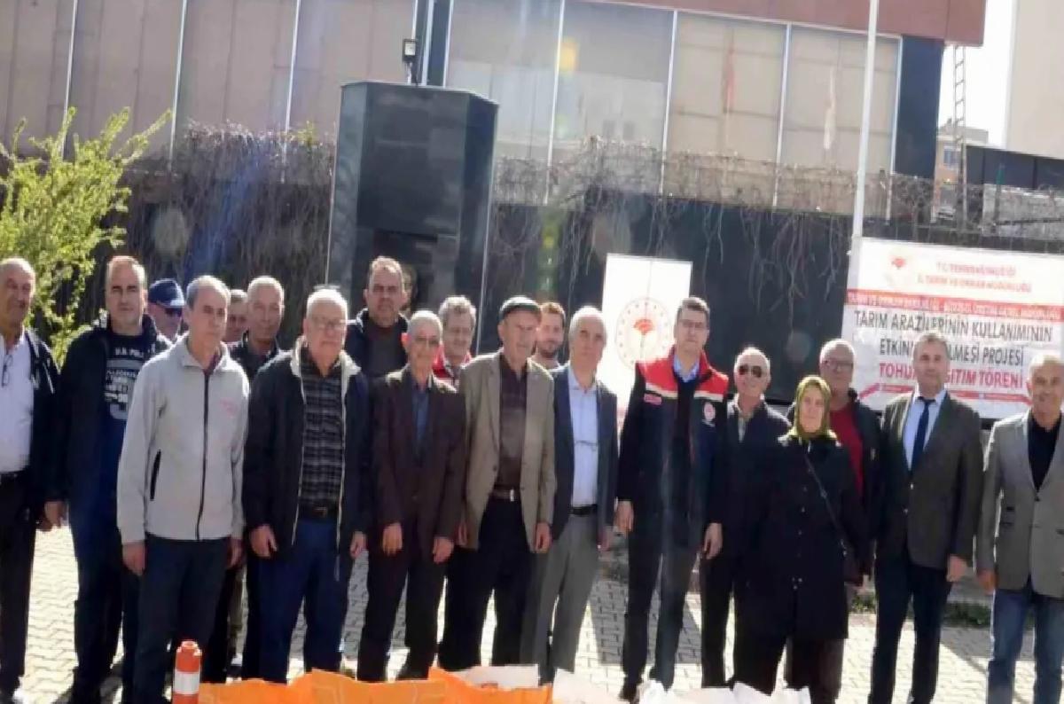 Süleymanpaşa’da Üreticilere Tohum Desteği