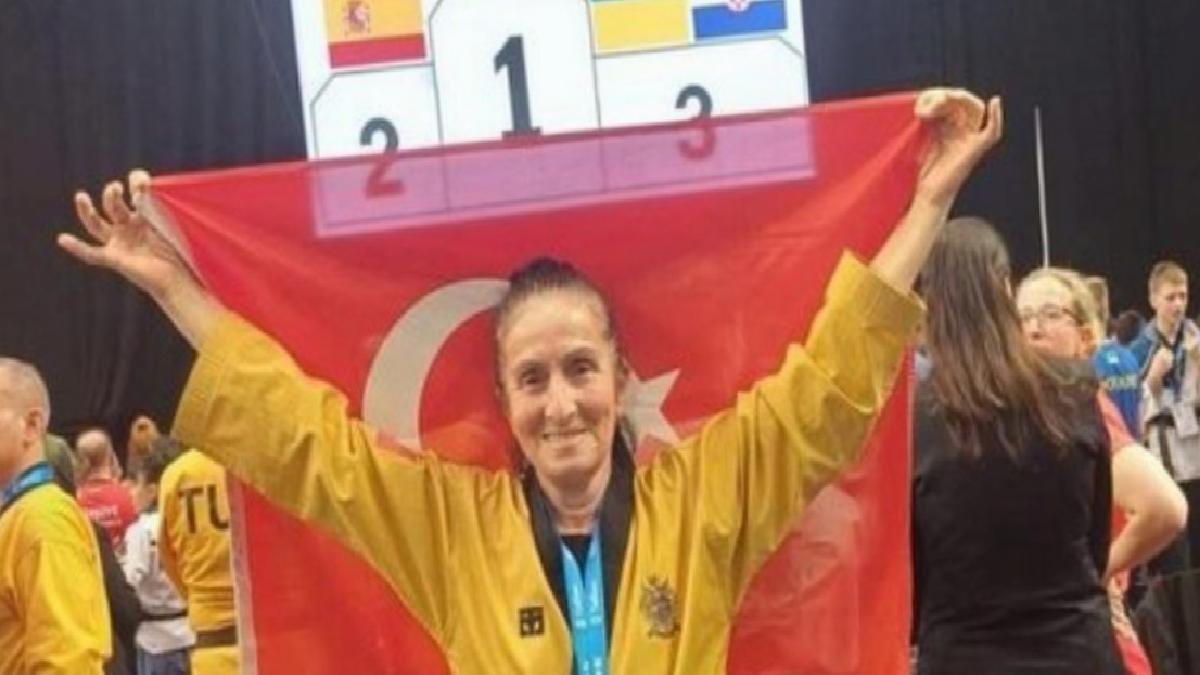 Süper Babaanne Yalçın, Avrupa’dan bronz madalyayla döndü