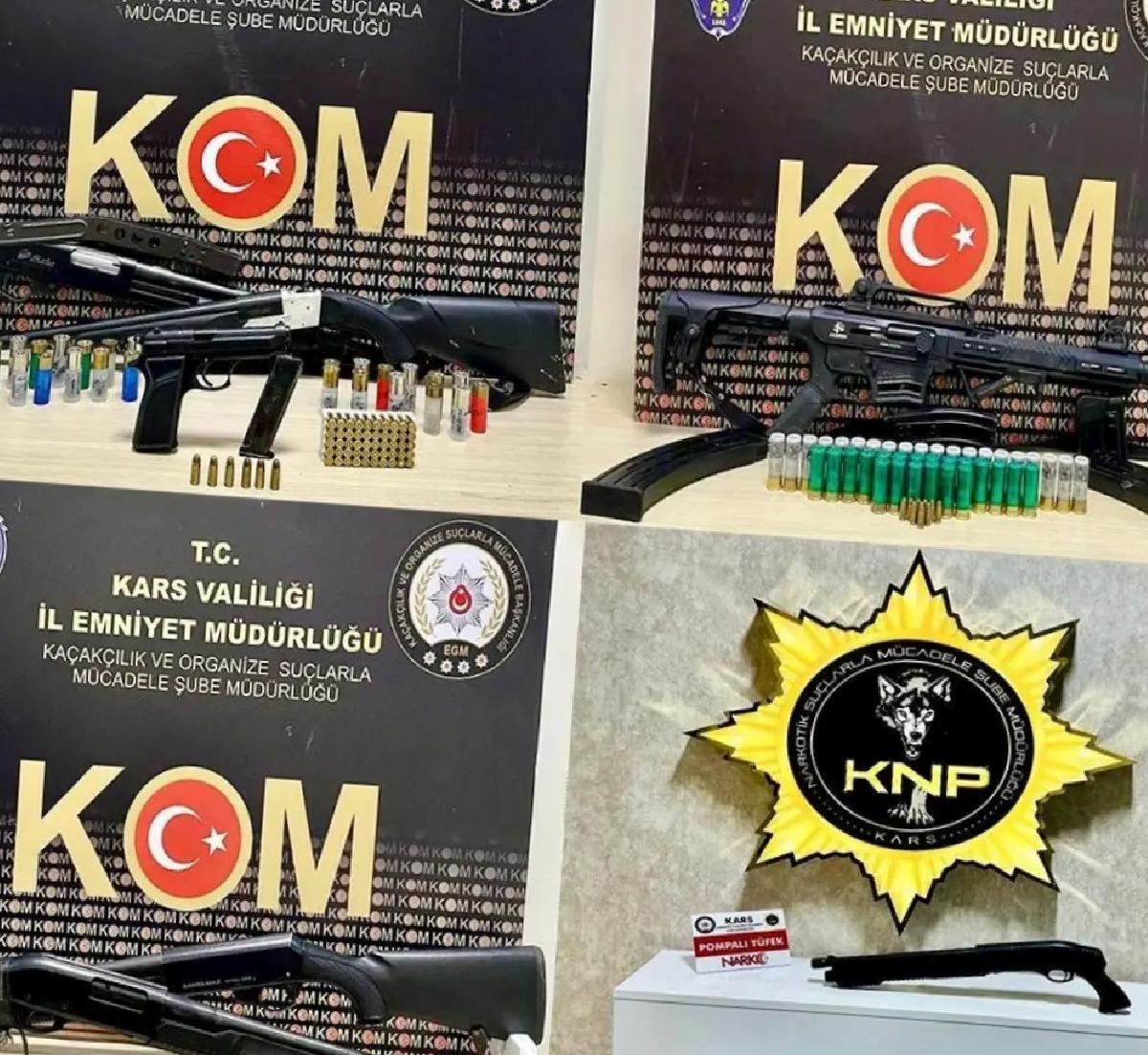 Susuz’da Silah Kaçakçılığı Operasyonu