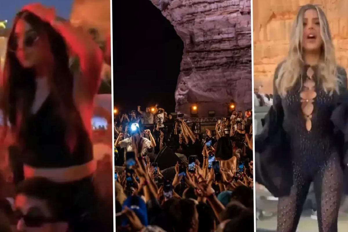 Suudi Arabistan’da Hicr bölgesinde düzenlenen parti tepki çekti