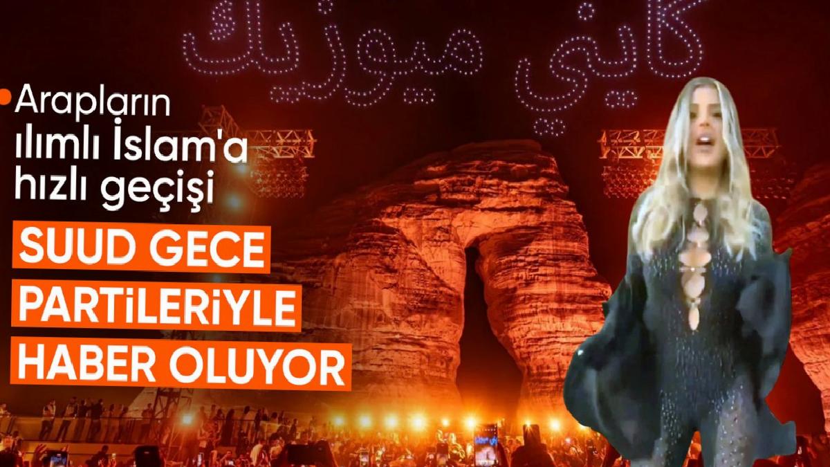 Suudi Arabistan’da Hicr bölgesinde parti düzenlendi