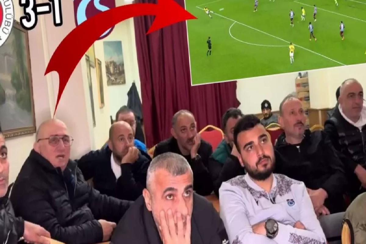 Talisca’nın golüne Trabzonsporlu taraftarların verdiği tepki kamerada