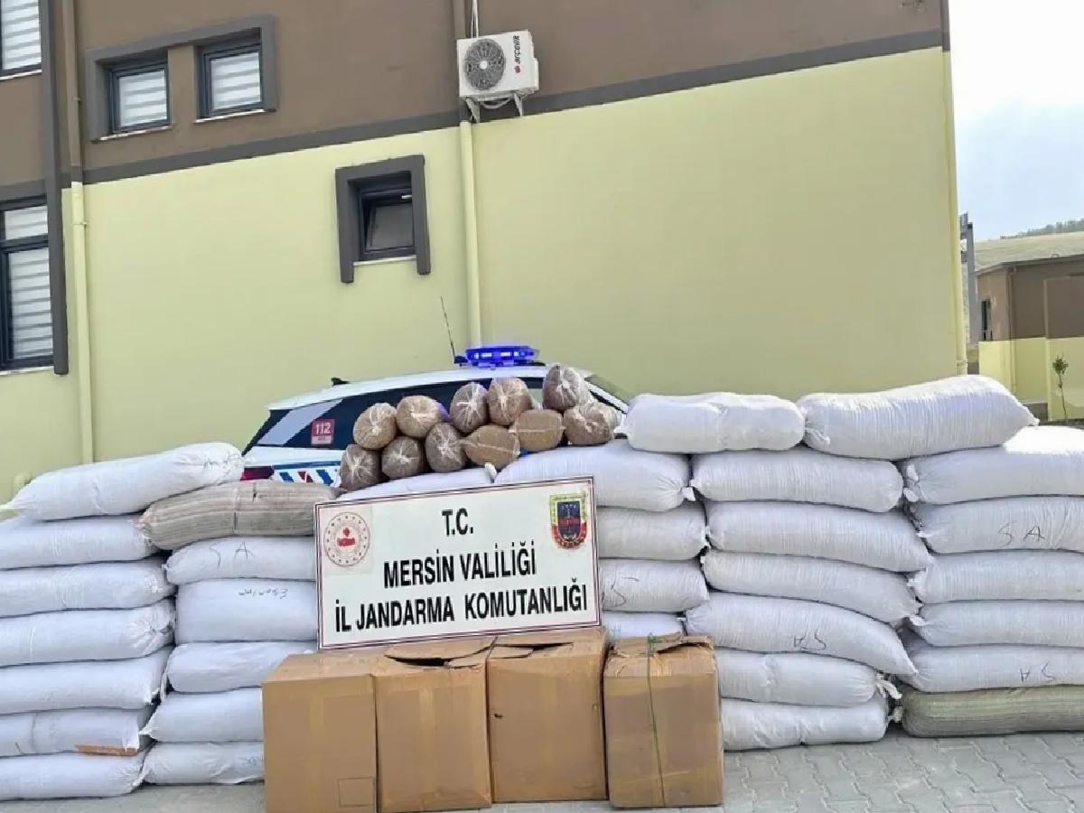Tarsus’ta Kaçak Tütün Operasyonu