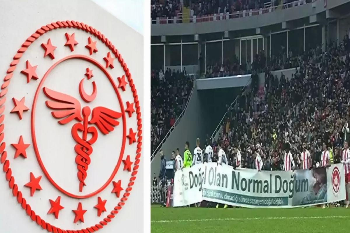Tartışma yaratan pankartın ardından Sağlık Bakanlığı’ndan ‘normal doğum’ açıklaması