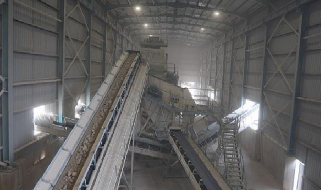 Taş kırma tesisiyle 6 ayda 17 milyon tasarruf sağlandı