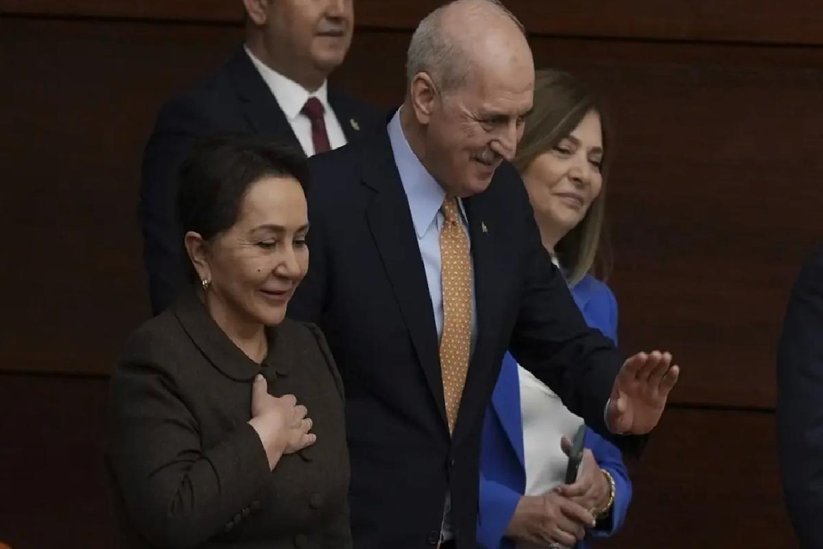 TBMM Başkanı Kurtulmuş, Özbekistan Ali Meclisi Senato Başkanı Narbayeva ile görüştü