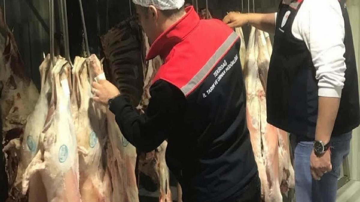 Tekirdağ’da mezbahalarda geniş çaplı hijyen denetimi