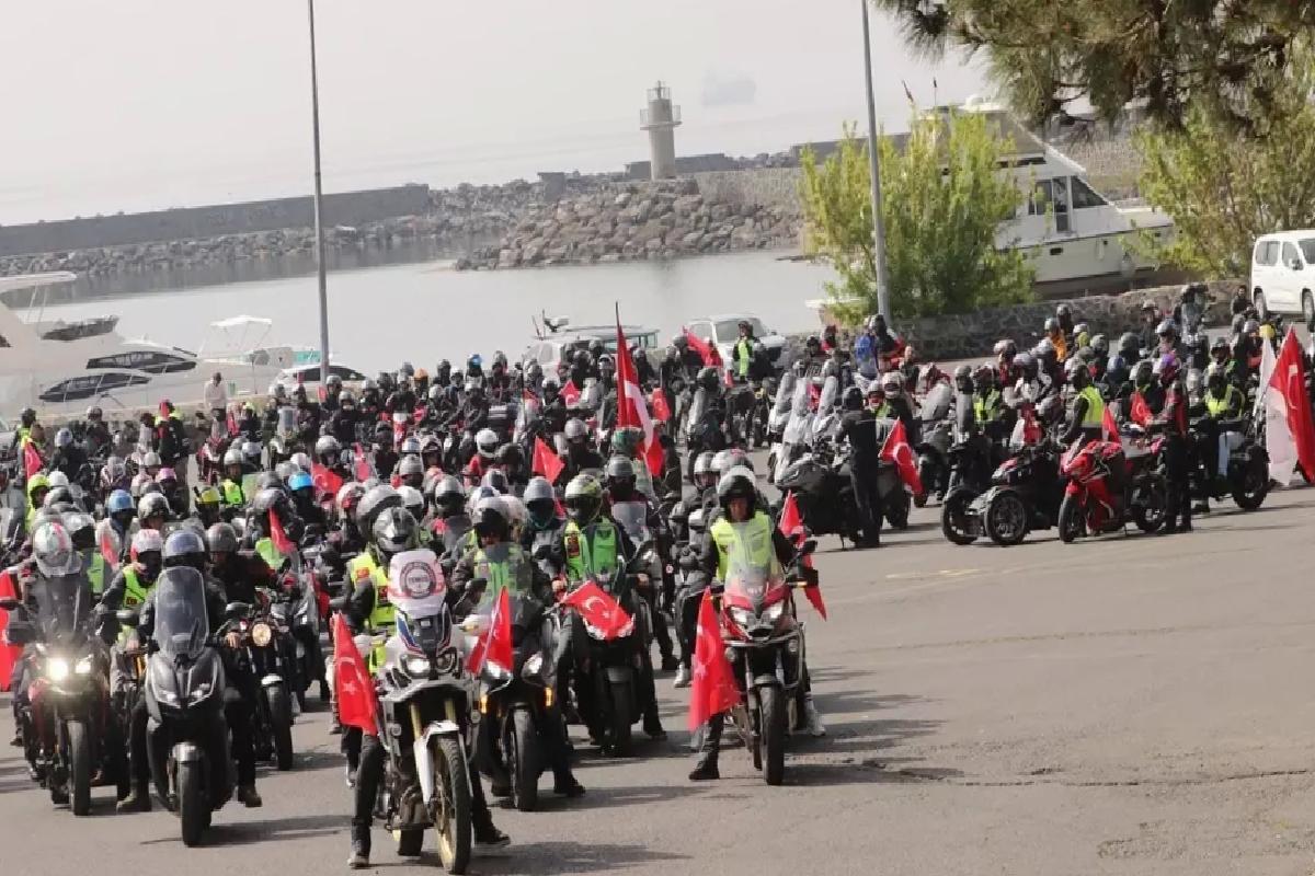 Tekirdağ’da Motosiklet Turu