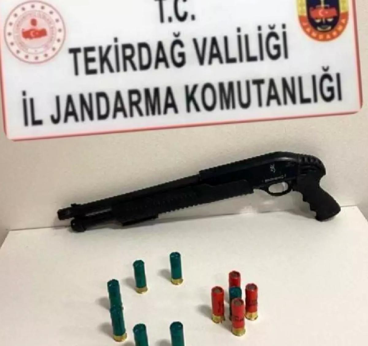 Tekirdağ’da Ruhsatsız Silah Denetimi