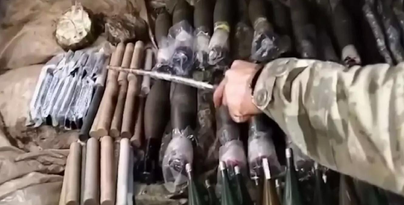 Terörist Mağarasında Silah Ele Geçirildi