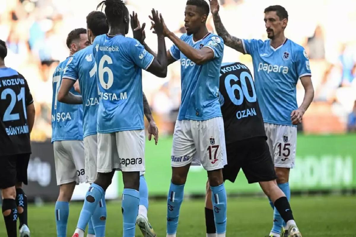 Trabzonspor, Adana Demirspor’u 1-0 mağlup etti