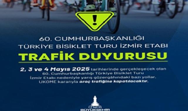 Trafikte Cumhurbaşkanlığı Türkiye Bisiklet Turu düzenlemesi